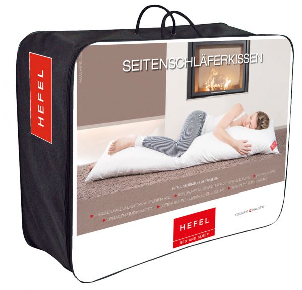 HEFEL Wellness Zirbe Seitenschläferkissen