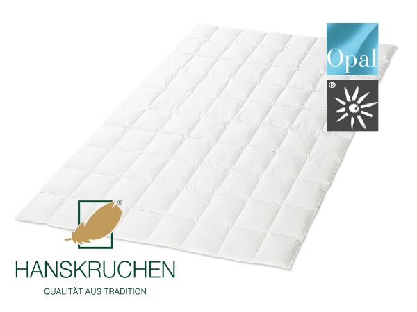 HANSKRUCHEN Dauneneinziehdecke OPAL extra leicht