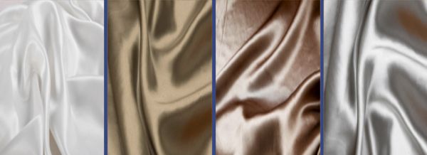 Sichou Spannbettlaken Seide Satin White uni