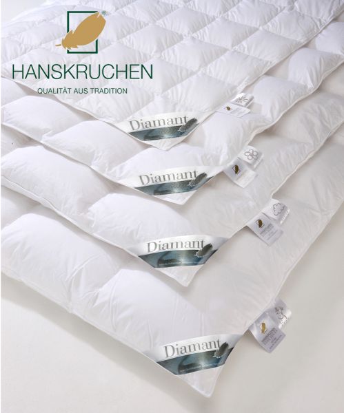 HANSKRUCHEN Dauneneinziehdecke DIAMANT extra leicht