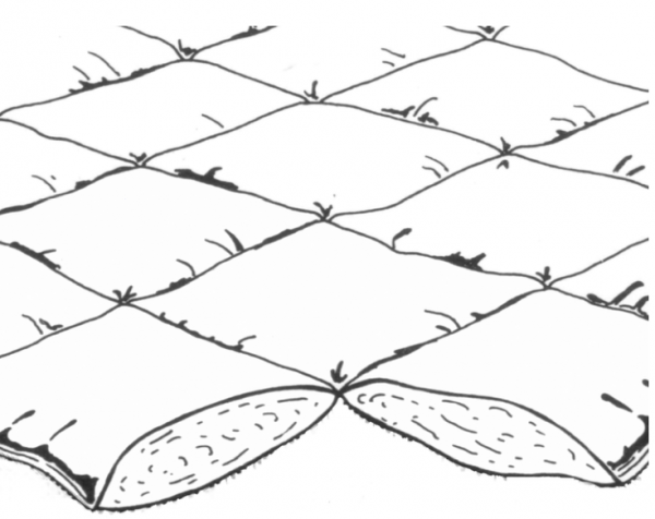 HANSKRUCHEN Topper DIAMANT